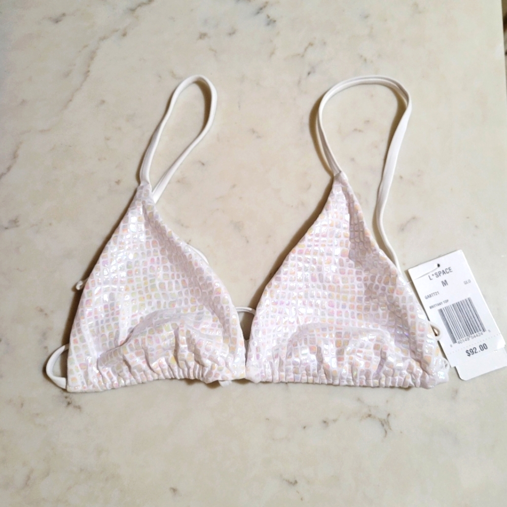 New L*space croc iridescent bikini M - Picture 2 of 8